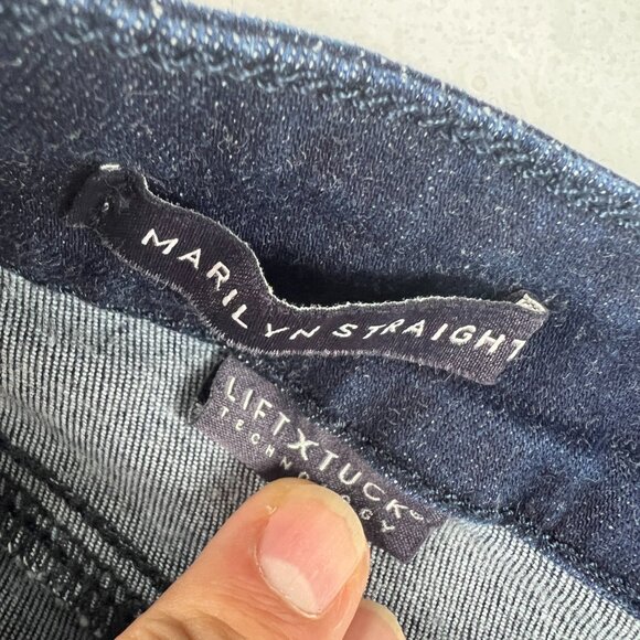 Not Your Daughters Jeans Women's 36x29* Marilyn Straight Dark Blue Denim Tag 16P - Picture 7 of 16